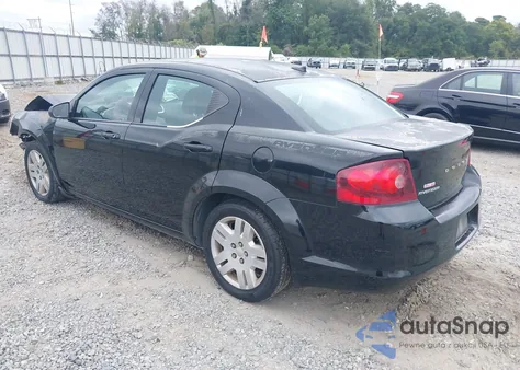 2014 Dodge Avenger Se from USA, damaged, VIN 1C3CDZAB1EN120751